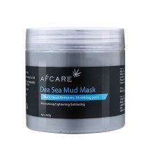 Masque de boue entièrement naturel de la mer morte pour le visage et le corps réducteur de pores pour les points noirs d&#39;acné et masque facial à l&#39;argile nettoyante pour peau grasse